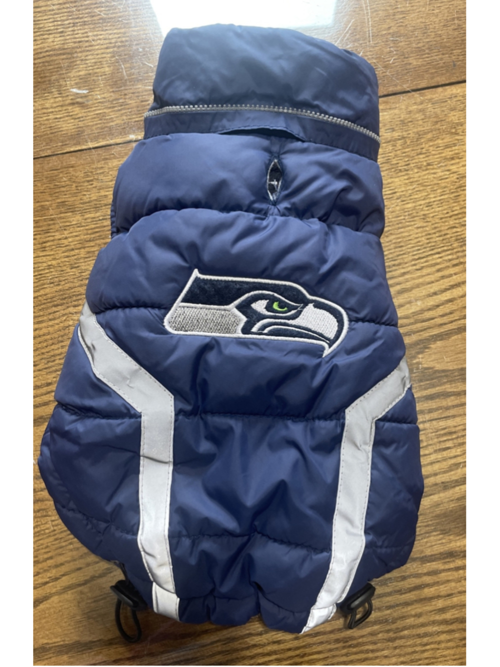 Seattle Seahawks NFL Dog Coat Jacket Size M